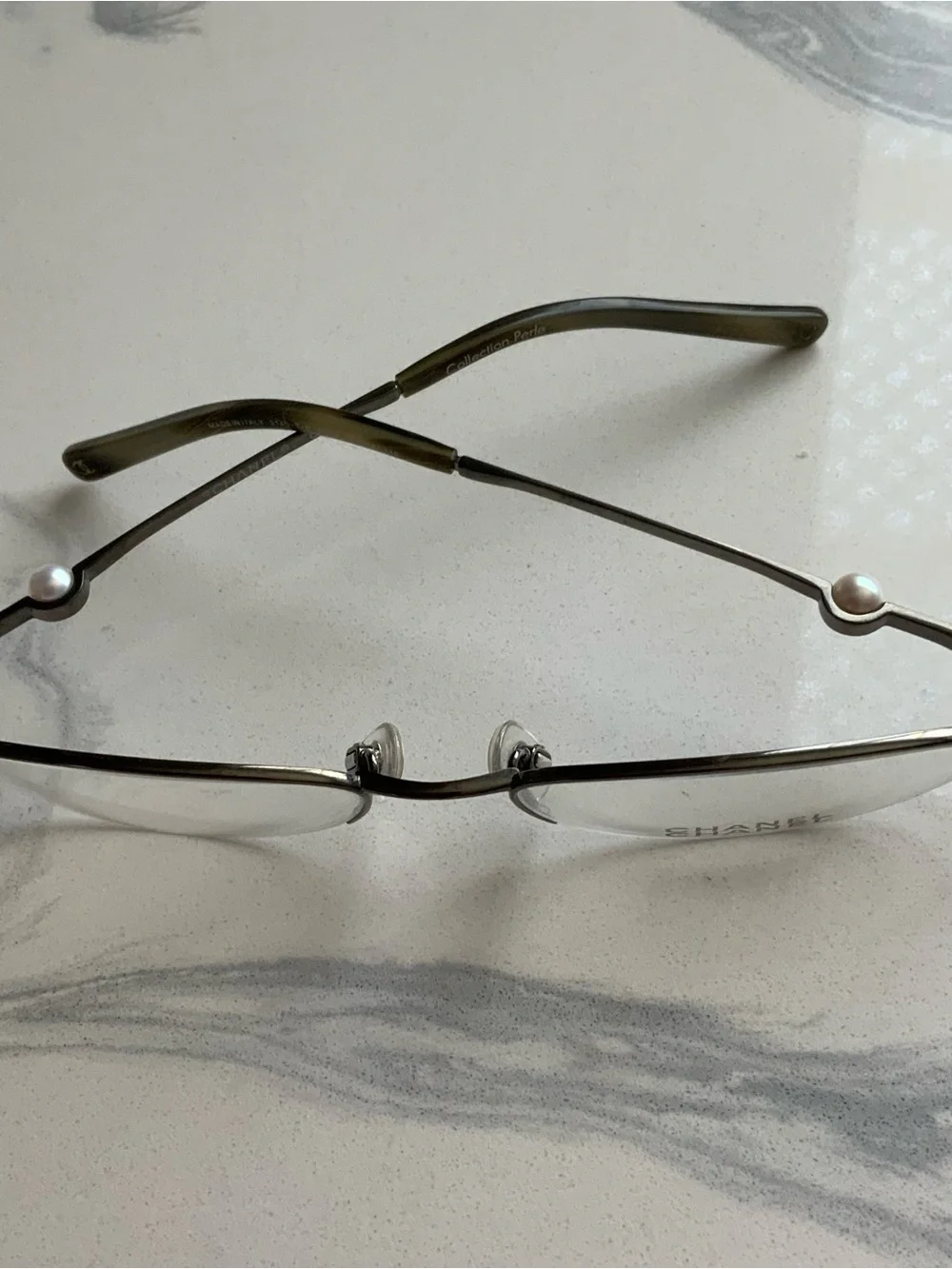 Chanel Eyeglasses, Frames Only, Collection Perle 2140-T-H 304,Italy